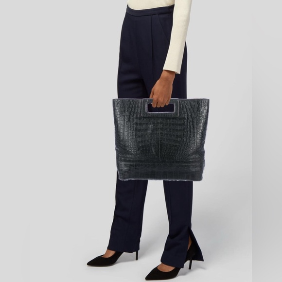 Rare Nancy Gonzalez Genuine Crocodile Vintage Tote 🐊 - Picture 3 of 4